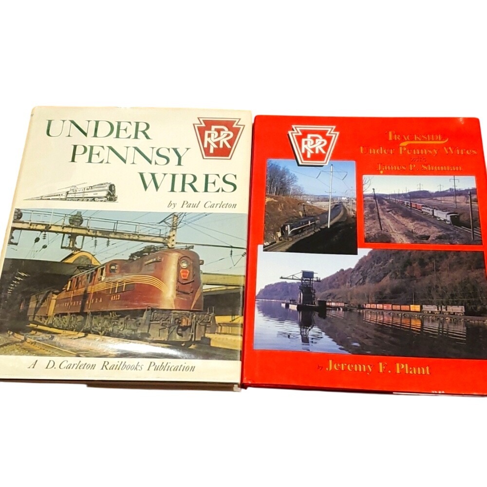 2 Pennsylvania Railroad coffee table books